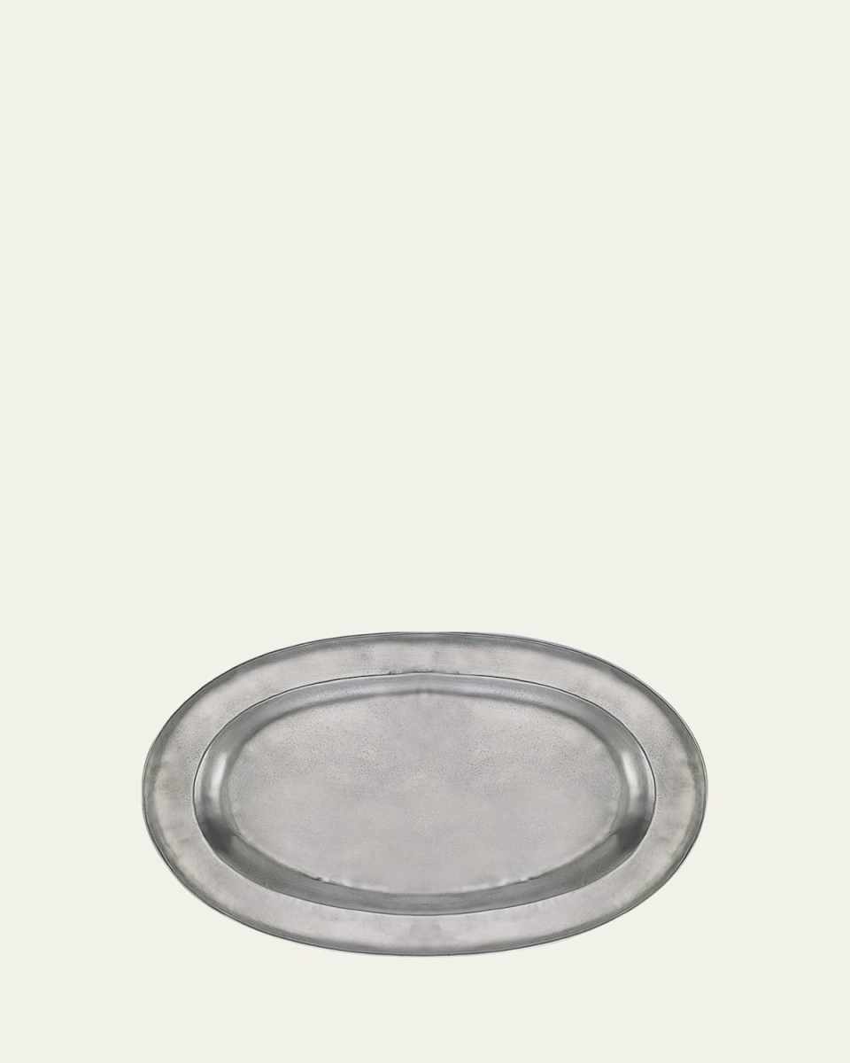 Large Antiqued Oval Platter